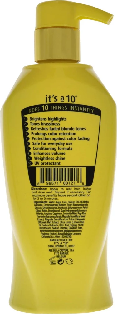 Its A 10 Tai 10 stebuklingų plaukų šampūnas, šviesinantis 295,7 ml