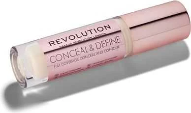 Makeup Revolution Conceal & Define korekcinis skystas maskuoklis C1, 4 g