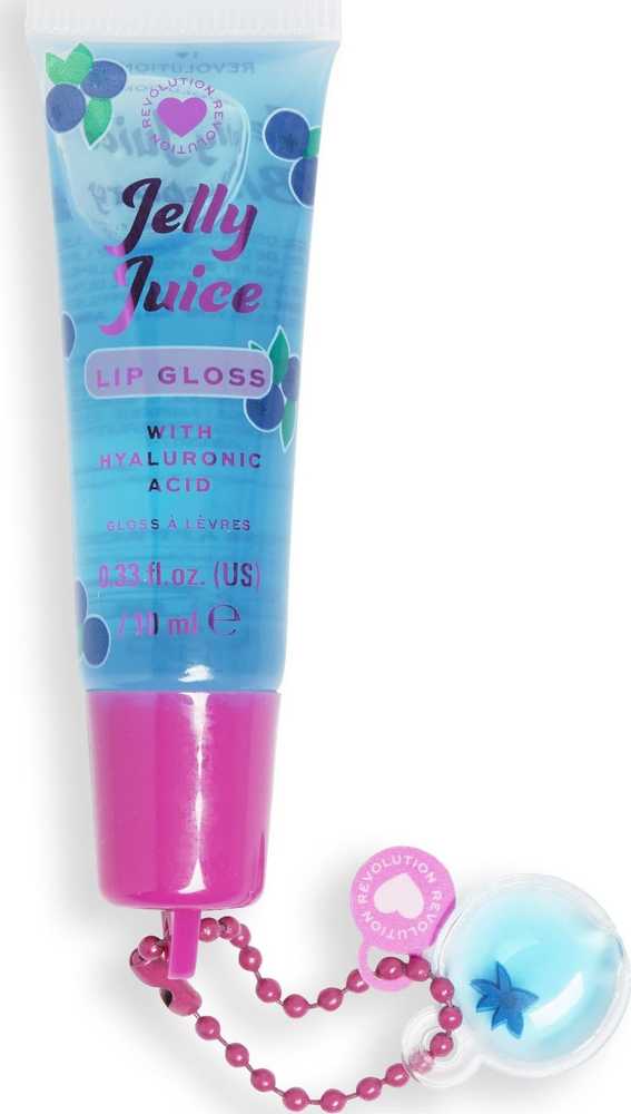 I Heart Revolution Jelly Juice Plumping Lūpų blizgis Blueberry, 10 ml