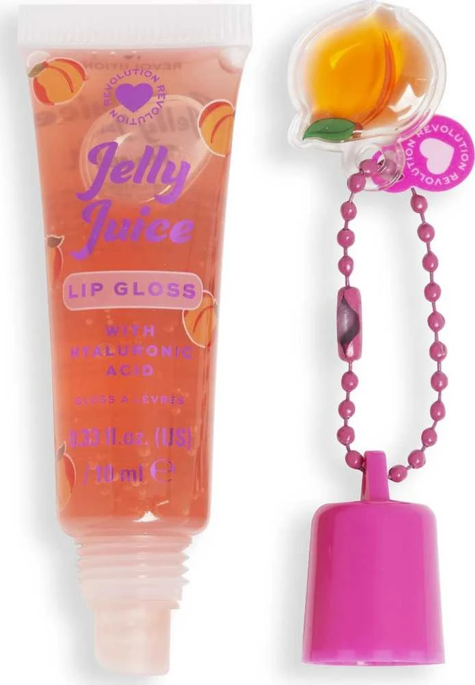 I Heart Revolution Jelly Juice Plumping Lūpų blizgis Peach, 10 ml