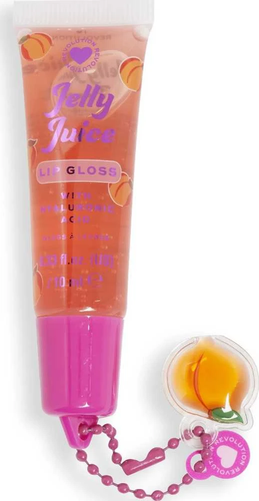 I Heart Revolution Jelly Juice Plumping Lūpų blizgis Peach, 10 ml