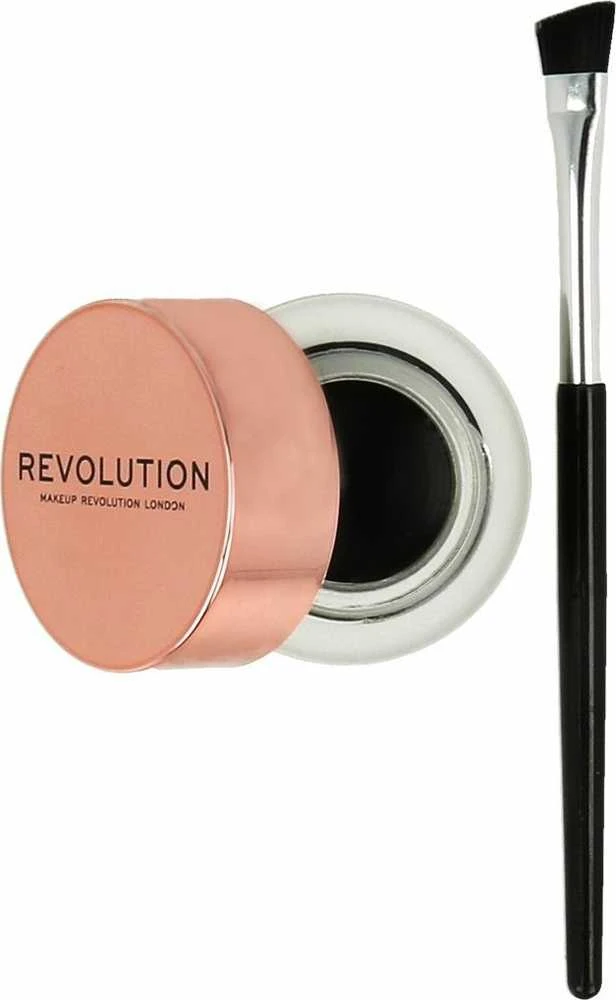 Makeup revolution "Revolution Make Up" gelinis akių pieštukas "Life-Proof Juodas" 3g