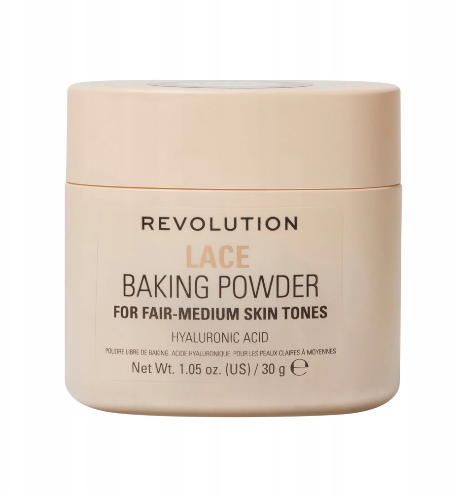 „Makeup Revolution“ kepimo pudros skaistinanti biri fiksuojanti pudra „Lace“, 30 g