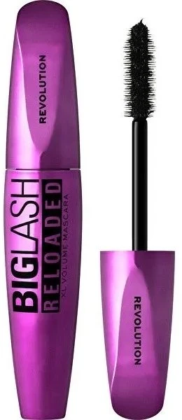 Makeup Revolution Big Lash Reloaded Volumising Blakstienų tušas Juodas, 8 ml