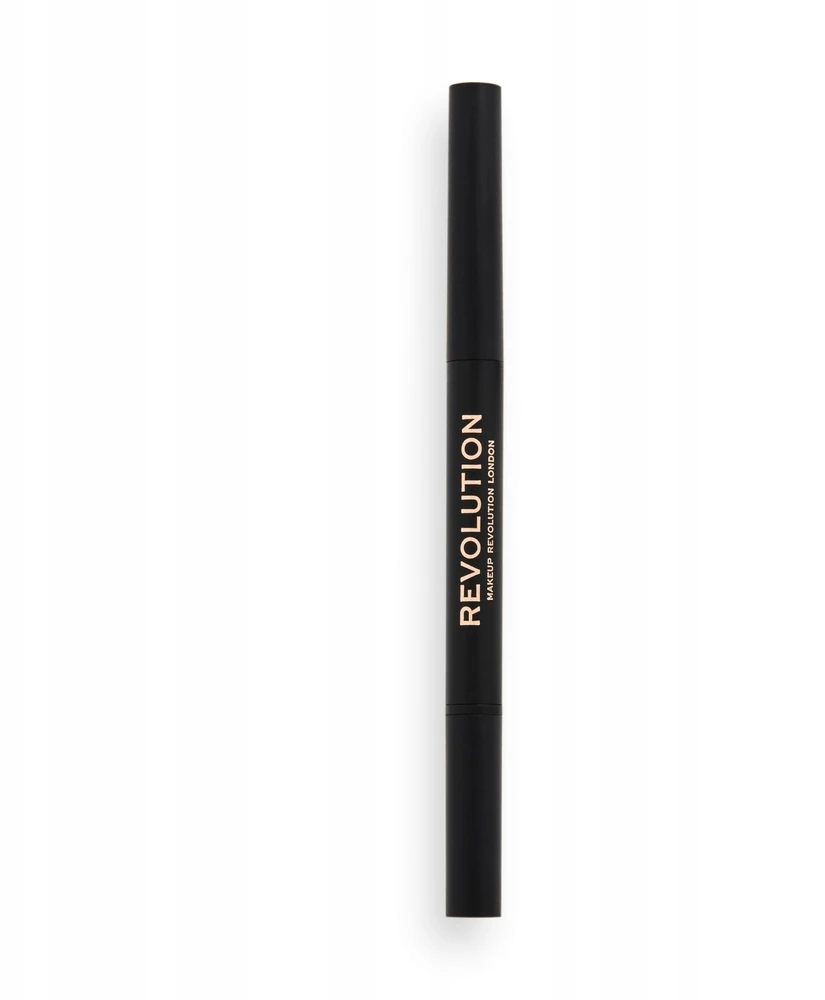 Makeup Revolution Duo Brow Definer Pieštukas Eyebrow Kreminis Pieštukas & 2-In-1 šviesiai rudas 0.25 g