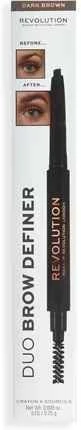 Makeup Revolution London Duo Brow Definer Eyebrow Pieštukas
