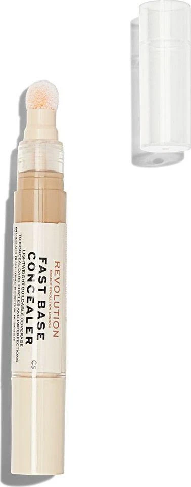 Makeup Revolution Fast Base Maskuoklis Paakių Maskuoklis Pen C 5 4.5 ml