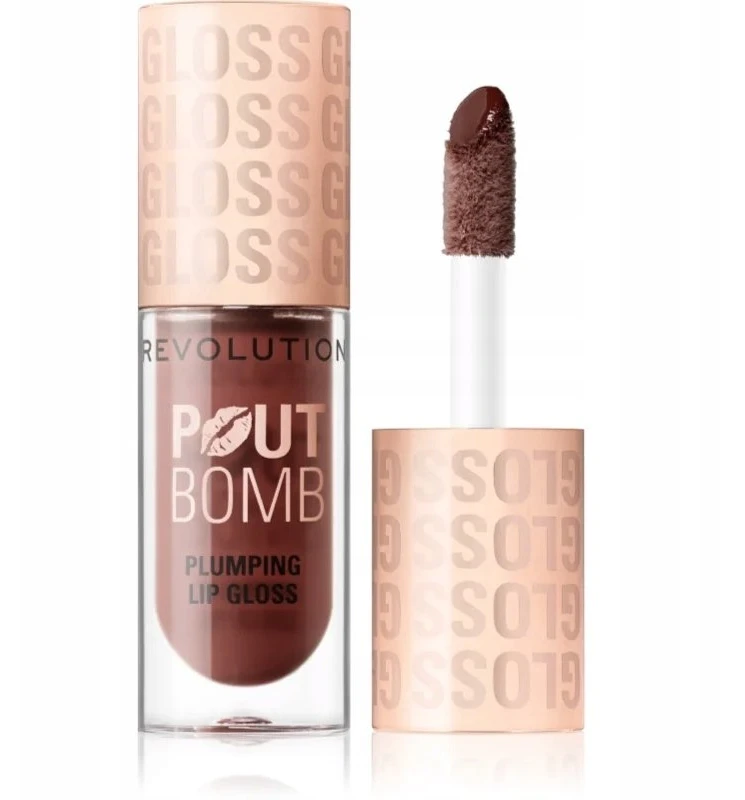 Makeup Revolution Pout Bomb Plumping Lūpų blizgis Espresso Cool 4.6 ml