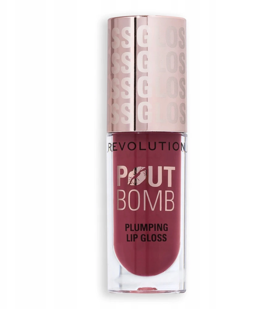 Makeup Revolution Pout Bomb Rosewood Rose Plump Lūpų blizgis Rosewood Rose 4.6 ml