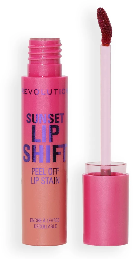 Makeup Revolution Makeup Revolution, Sunset Lip Shift, Vegan, Long-Lasting, Lūpų blizgis, Rožinė, 3.6 ml For Women