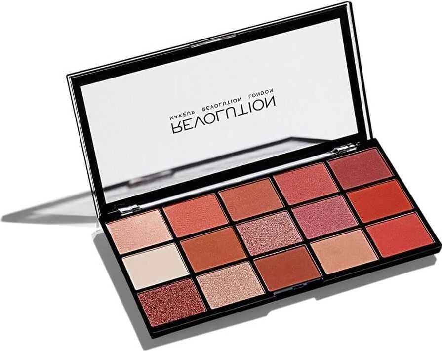 „Makeup Revolution Reloaded Palette“ akių šešėlių paletė „Newtrals“ 15 x 1,1 g