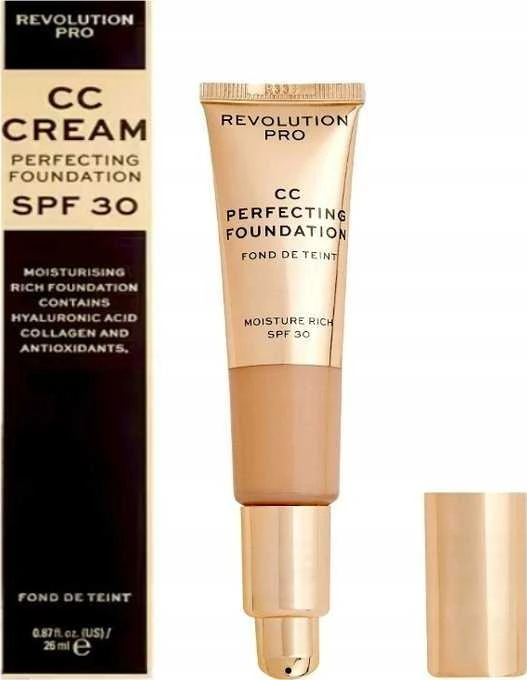 „Makeup Revolution Pro CC Perfecting CC Kreminis F10 SPF 30“, 26 ml