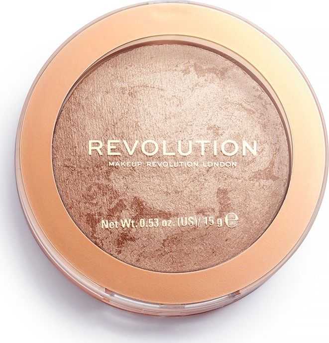 „Makeup Revolution Reloaded Bronzer“ kompaktinė pudra „Holiday Romance“, 15 g