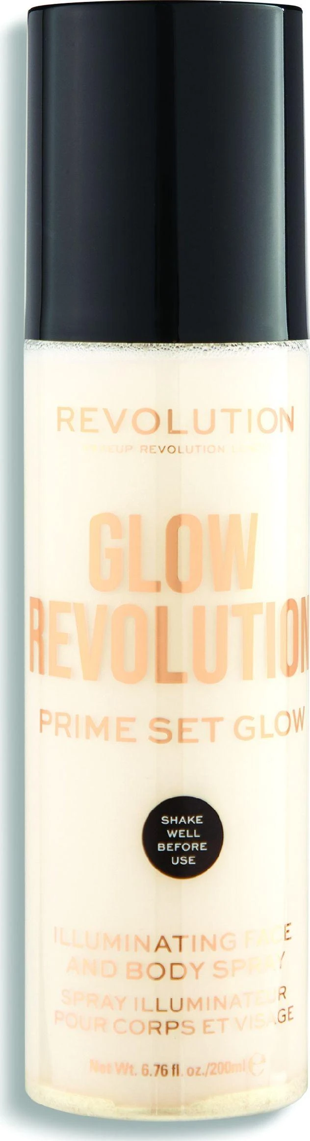 Makeup Revolution šviečianti amžinojo aukso dulksna 200 ml