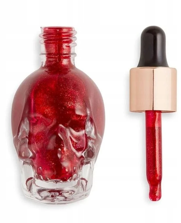 „Makeup Revolution Skull Edition“ skystas šviestuvas „Crature Blood of My Enemies“, 13 ml