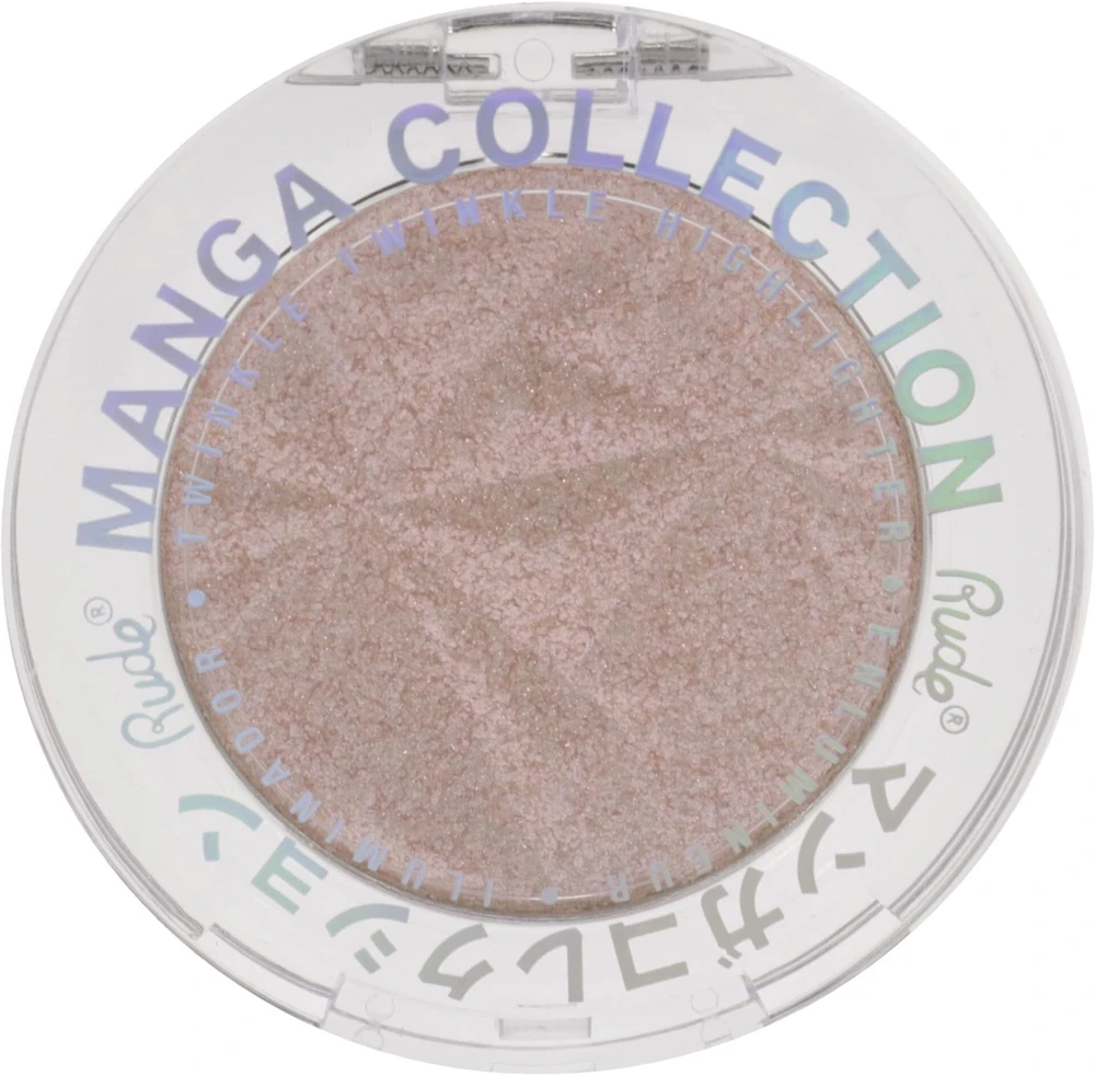 Rude Cosmetics Twinkle Twinkle Illuminating Highlighter Palette Sawa-Chan's Heart, 4 g