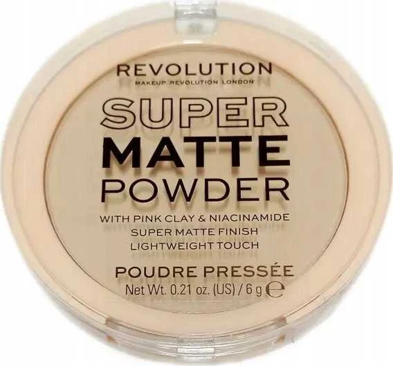 Makeup Revolution Super Matte Powder Maskuoklis Vanilla, 6 g