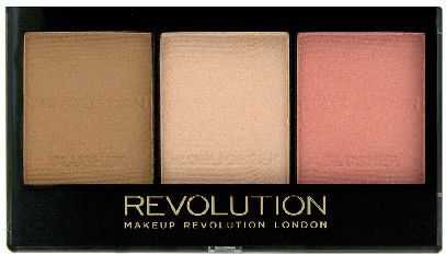 Makeup revolution akių šėšėlių paletė "Revolution Make Up Ultra Sculpt and Contour Ultra Fair C01" 11g