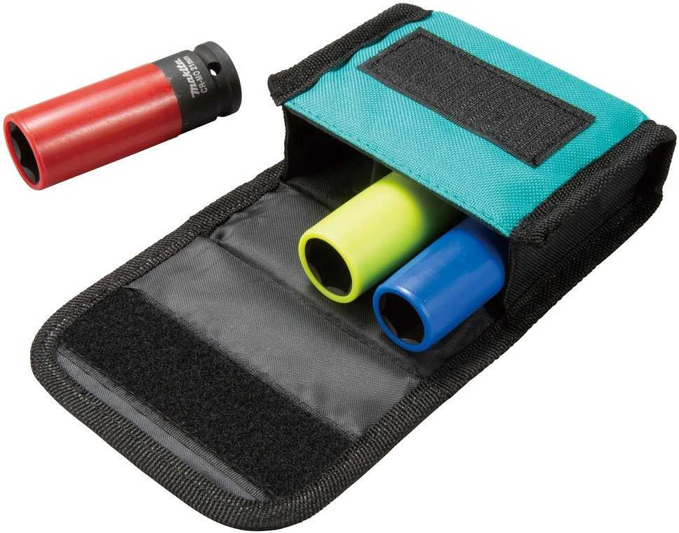 Makita Smūginių galvų komplektas (plonasienės) 3 VNT 1/2" 85MM (17.19. &21mm) E-12354