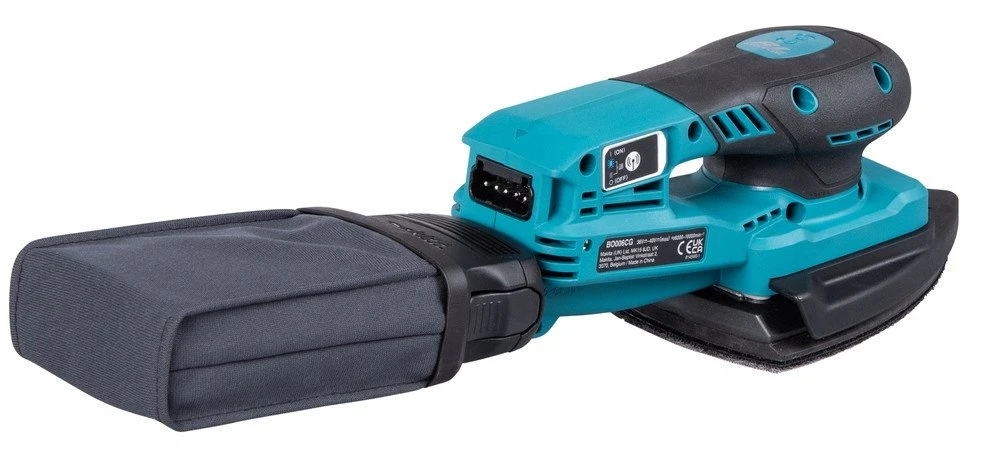 Makita BO006CGZ Akumuliatorinis vibracinis šlifuoklis XGT 40V, Trikampis 100X150mm, AWS (be AWS lusto), Be akumuliatorių ir kroviklio!