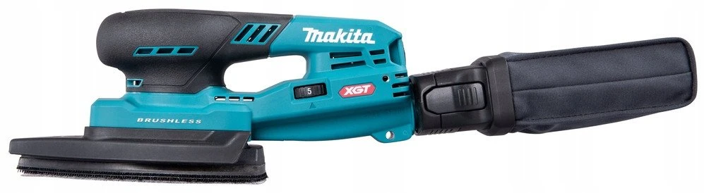 Makita BO006CGZ Akumuliatorinis vibracinis šlifuoklis XGT 40V, Trikampis 100X150mm, AWS (be AWS lusto), Be akumuliatorių ir kroviklio!