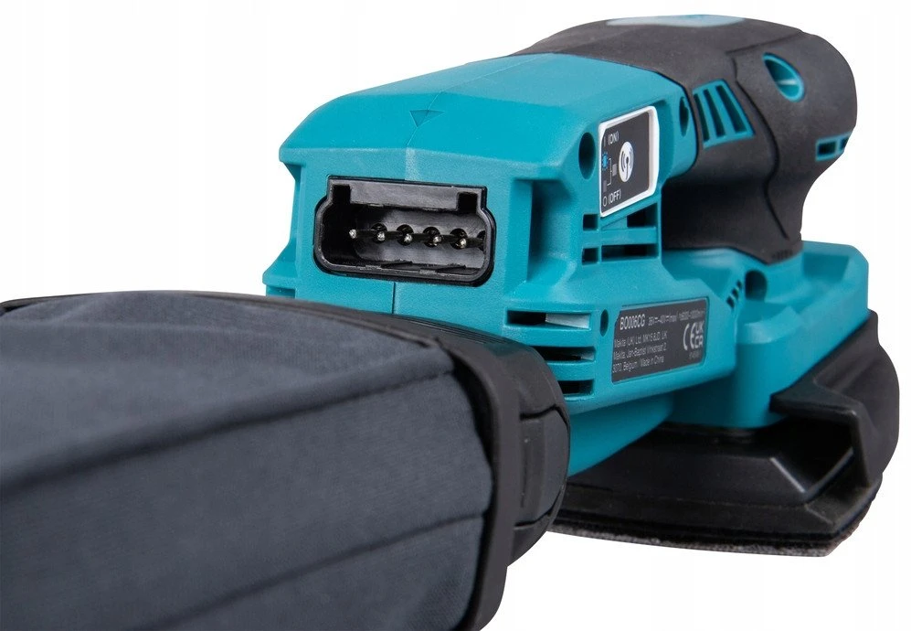 Makita BO006CGZ Akumuliatorinis vibracinis šlifuoklis XGT 40V, Trikampis 100X150mm, AWS (be AWS lusto), Be akumuliatorių ir kroviklio!