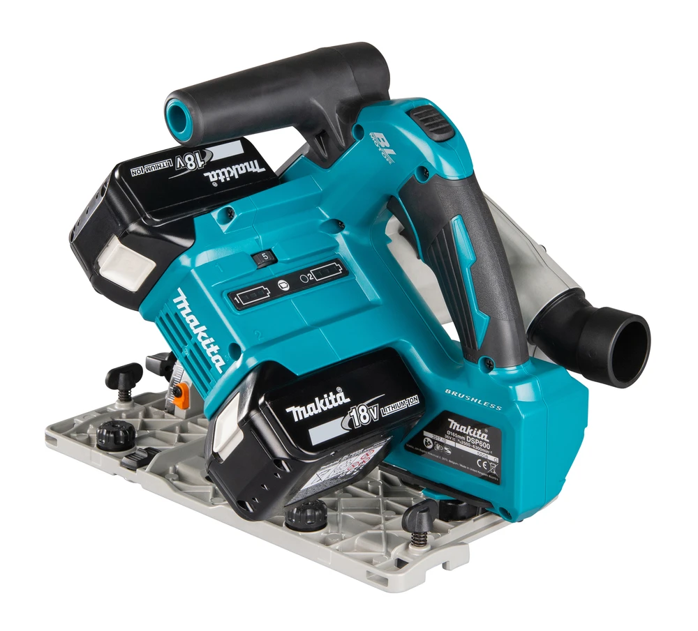 Makita Akumuliatorinis rankinis diskinis pjūklas DSP600ZJ | 2x18V Li-ion, be akumuliatoriaus ir kroviklio