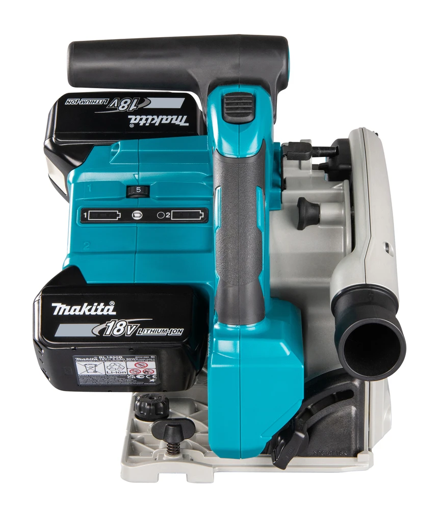 Makita Akumuliatorinis rankinis diskinis pjūklas DSP600ZJ | 2x18V Li-ion, be akumuliatoriaus ir kroviklio