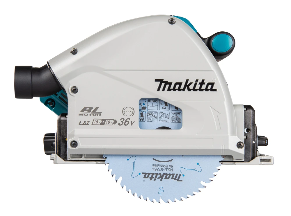 Makita Akumuliatorinis rankinis diskinis pjūklas DSP600ZJ | 2x18V Li-ion, be akumuliatoriaus ir kroviklio