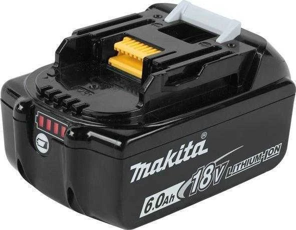 Makita Akumuliatorius BL1860B 18 V, 6.0 Ah; slide tipo Li-ion