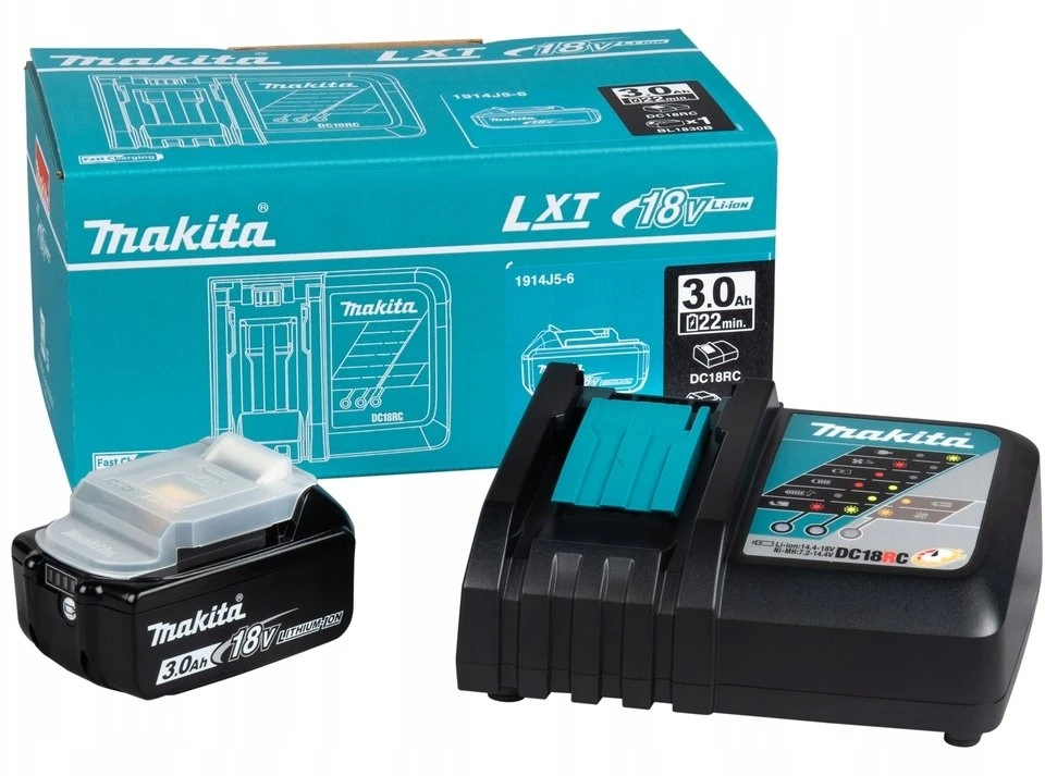 Makita 1914J5-6 Powerpack 18V, 1XBL1830B, DC18RC
