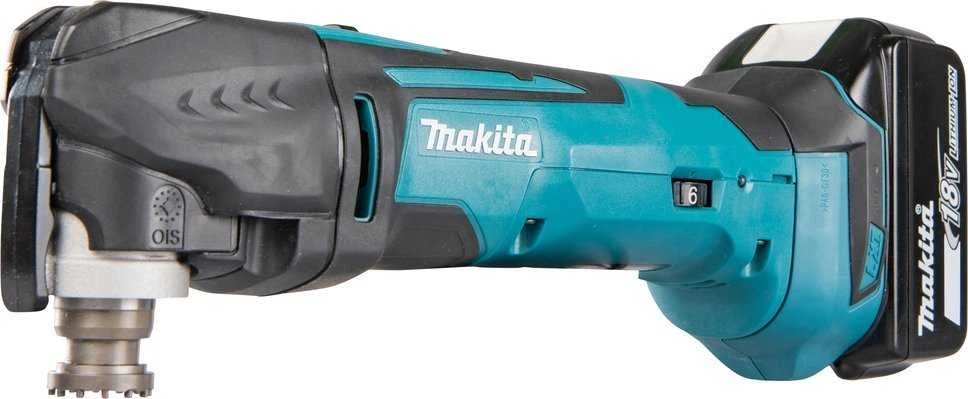 MAKITA DAUGIAFUNKCINIS ĮRANKIS 18V Li-ION BE BATERIJAŲ IR ĮKROVIMO + PRIEDŲ, DTM51ZX1