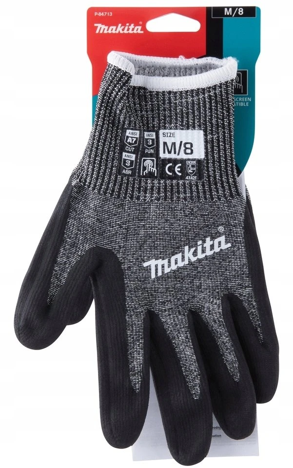 Makita DARBINĖS PIRŠTINĖS, ATSPARIOS ĮPJOVIMAMS, XL P-84735