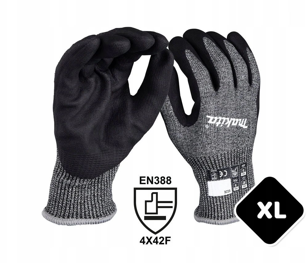Makita DARBINĖS PIRŠTINĖS, ATSPARIOS ĮPJOVIMAMS, XL P-84735
