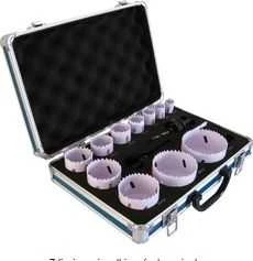 Makita D-47298 - Komplektas - Metalas,Mediena - 19,22,25,29,35,38,44,51,57,68,75 mm - 14 vnt. - 11 vnt.
