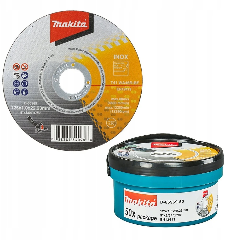 Makita D-65969-50 125x1,0mm INOX pjovimo diskas