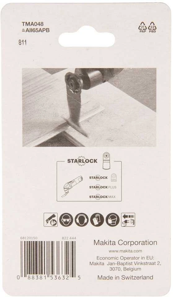 WORX Įgilinamieji pjovimo diskai 65mm B-64820
