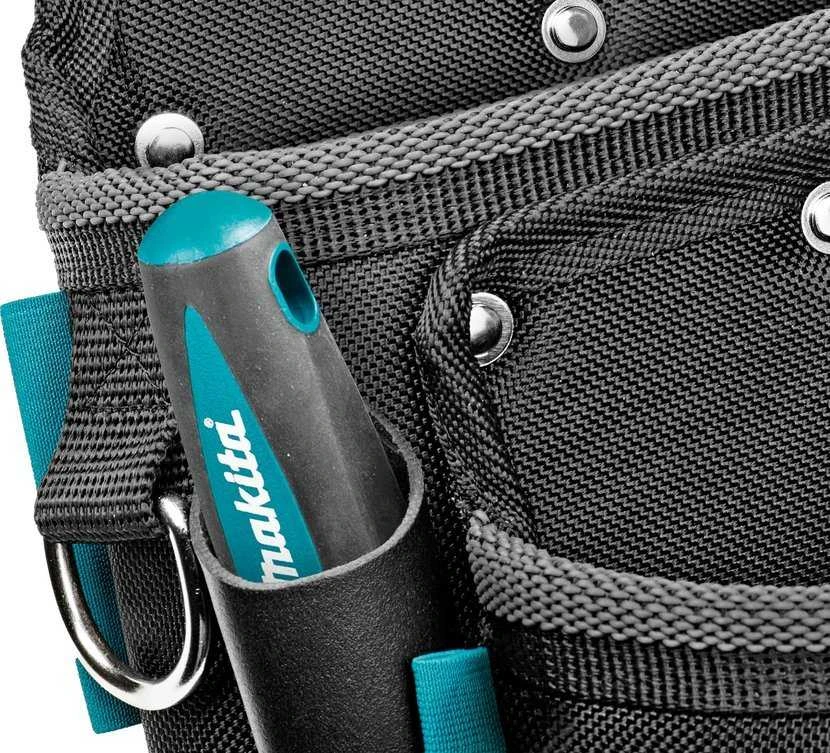 Makita 2-jų kišenių dėklas tvirtinimo detalėms. Kabinimui prie diržo. E-15198