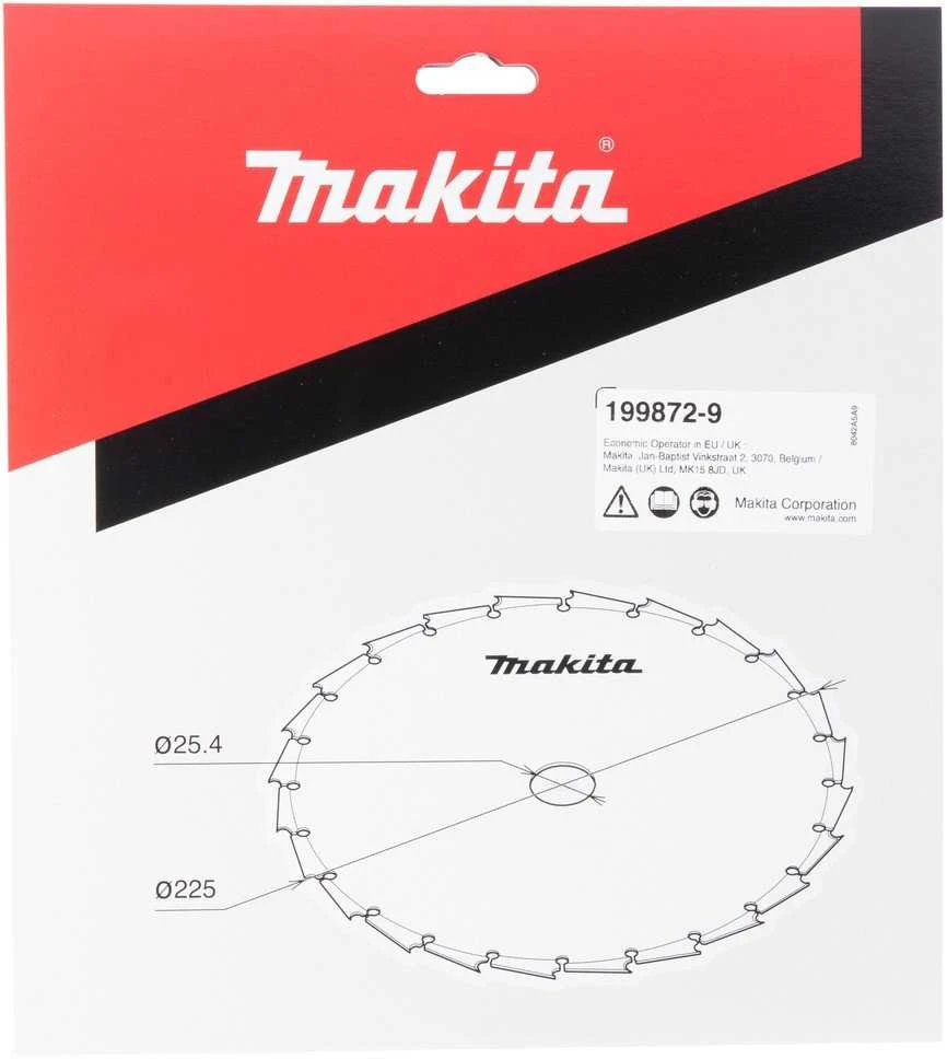 Makita Pjūklo diskas krūmapjovėms 225x25,4MM, UR012G, DUR369, UR006G, UR013G 199872-9