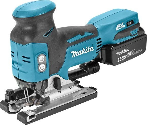Makita DJV181RTJ Akumuliatorinis siaurapjūklis, 18 V 2x5,0Ah Li-on, LED, MAKPACK