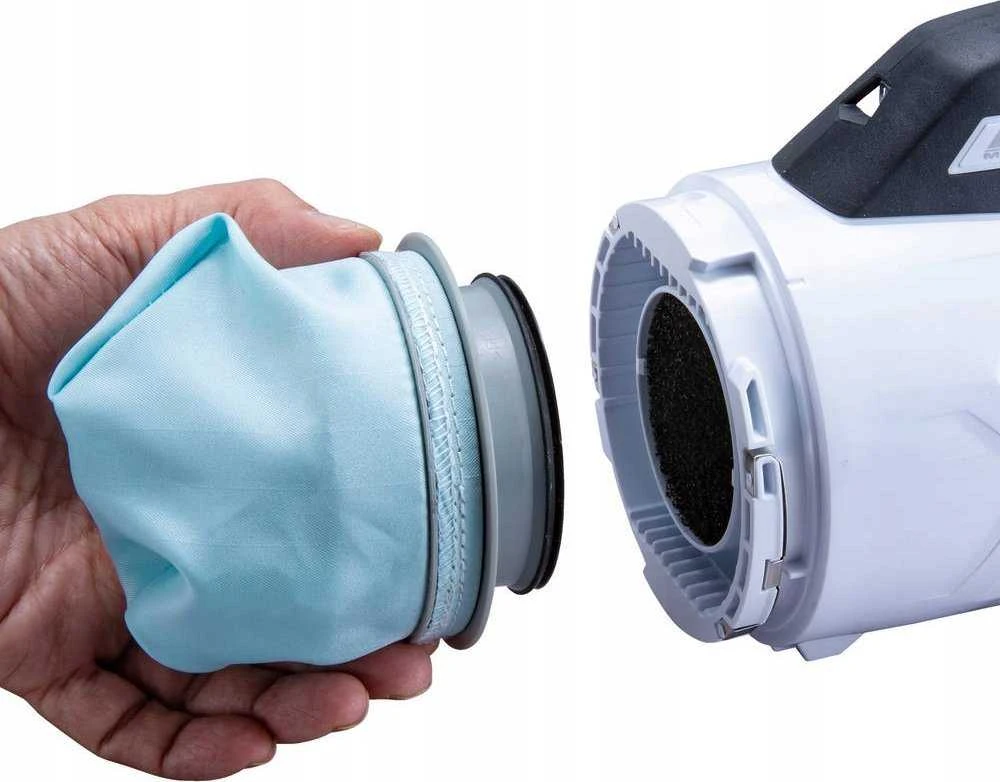 Makita CL003GD203 Akumuliatorinis dulkių siurblys 40V XGT, 125W, cikloninis, 2X2,5Ah, Baltas