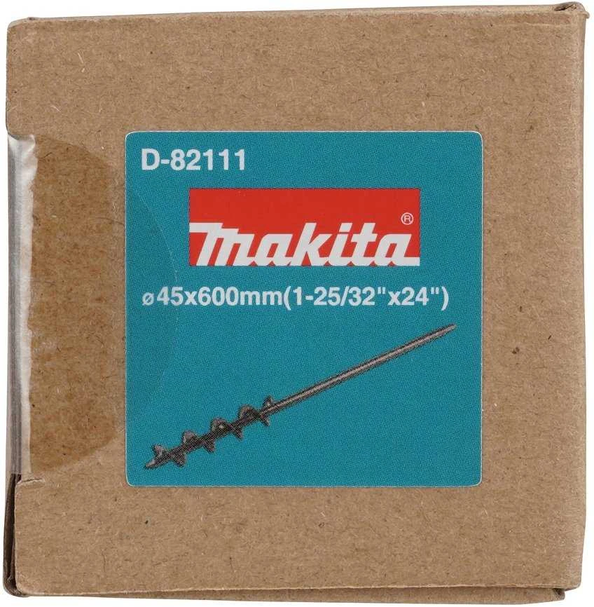Makita ŽEMĖS GRĄŽTAS 45X600MM šešiakampis griebtuvas D-82111