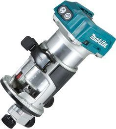 Makita DRT50 akumuliatorinė freza su valdymo mygtukais