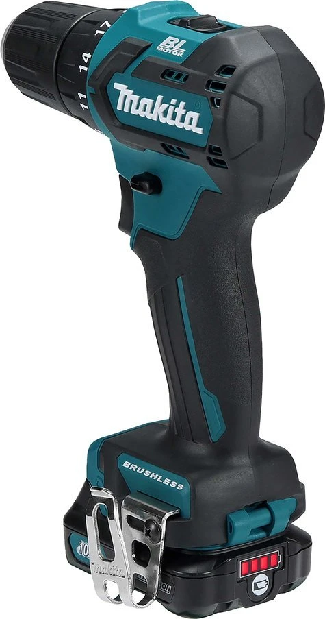 Suktuvas-gręžtuvas Makita DF332DSME; 12 V; 2x4,0 Ah akum.