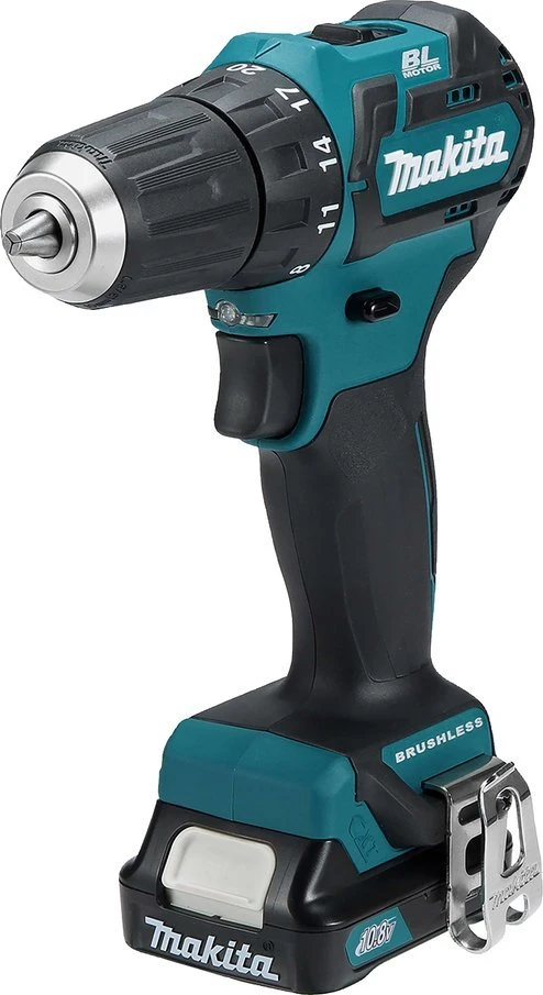 Suktuvas-gręžtuvas Makita DF332DSME; 12 V; 2x4,0 Ah akum.