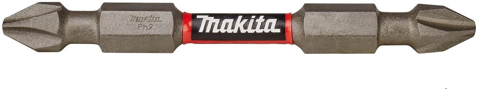 Makita Torsion sukimo antgalis Dbl-End, PH2-65mm, 2vnt. Impact Premier E-06286 PH2 - PH2 • 65 mm • Dbl-End • 1/4" • 2 vnt
