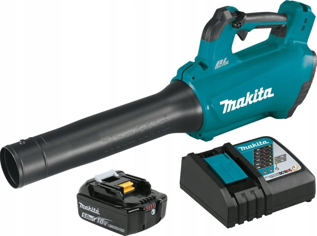 Makita DUB184RT Akumuliatorinis pūstuvas, 18 V, 1x 5.0Ah, DC18RC, Li-ion, BL variklis, 12.7m³/min