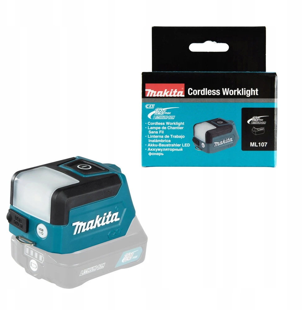 Makita Akumuliatorinis CXT® prožektorius ML107 12Vmax/10,8V • 200 lx