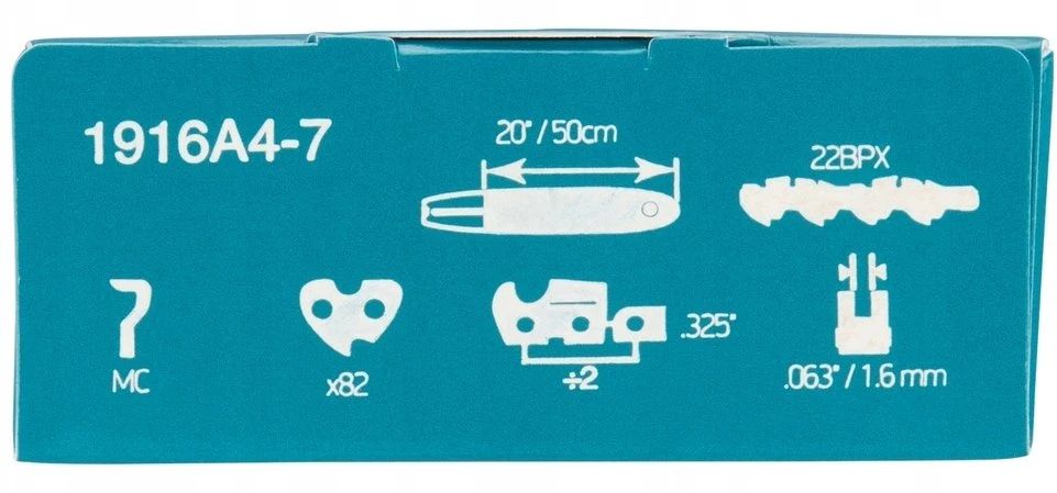 Makita Grandinės MC 22BPX 50cm/20" ,0,325", 1,6mm, 82H 1916A4-7