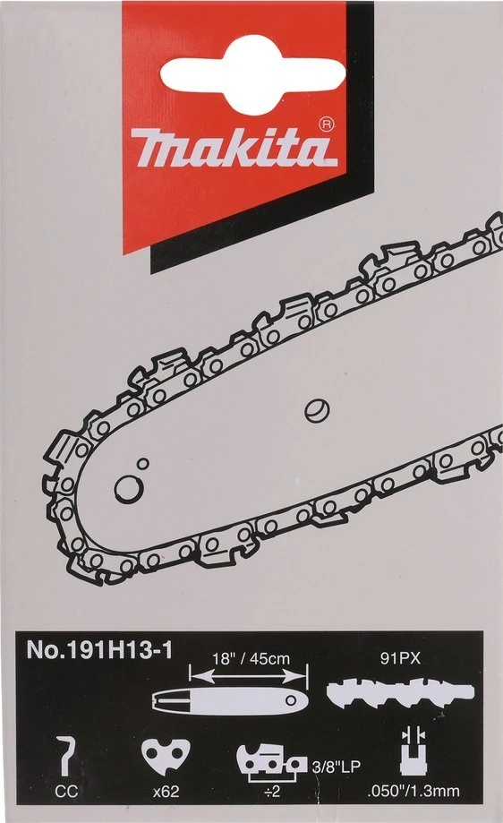 Makita Grandinės CC 45cm/18" 3/8", 1,3mm, 62H 191H13-1